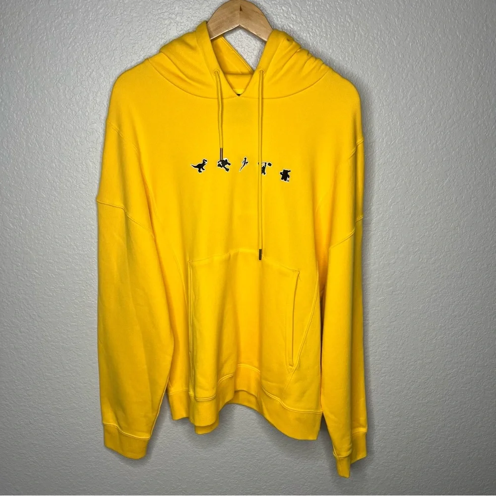 NWT New Adidas x Disney Pixar Manga SW Hoodie Unisex Yellow Gold Large Toy Story